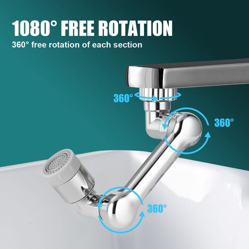 1080° Rotating Faucet & Tap Extender