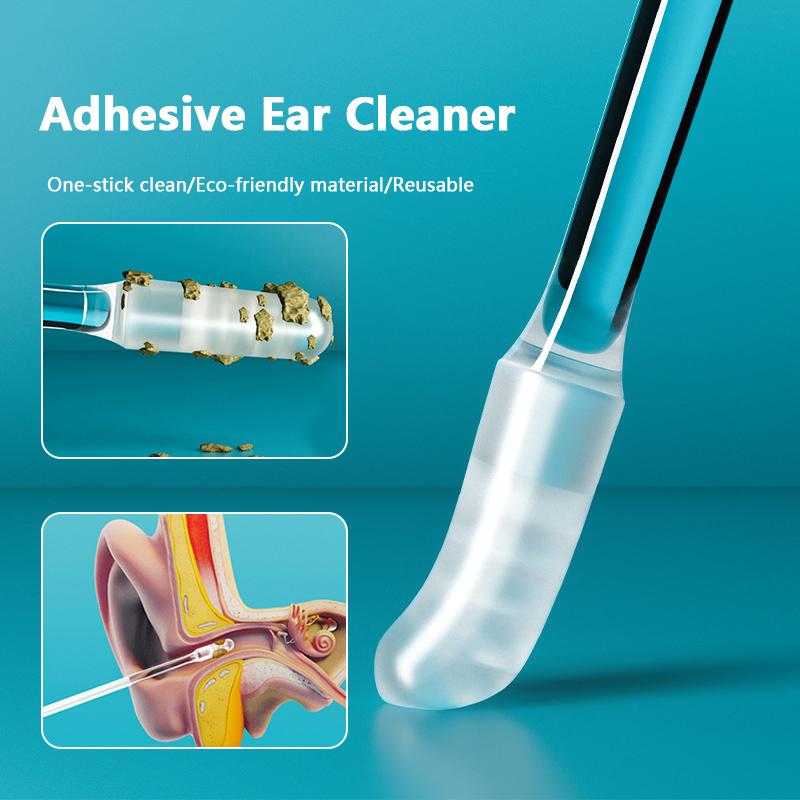 24Pcs Reusable Silicone Ear Wax Cleaner Sticks