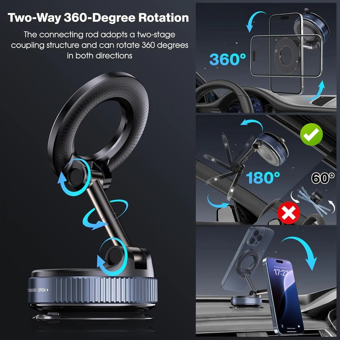 MagSecure 360° Phone Holder
