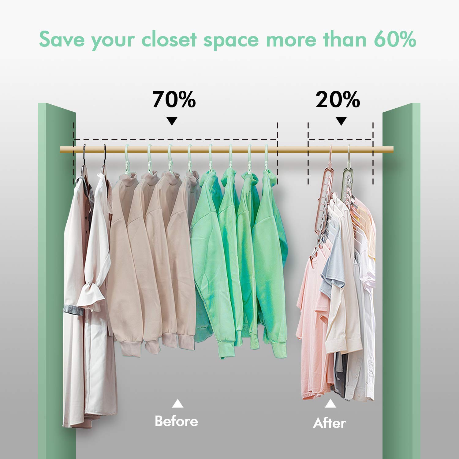 9 in 1 Smart Hanger (Pack of 3)