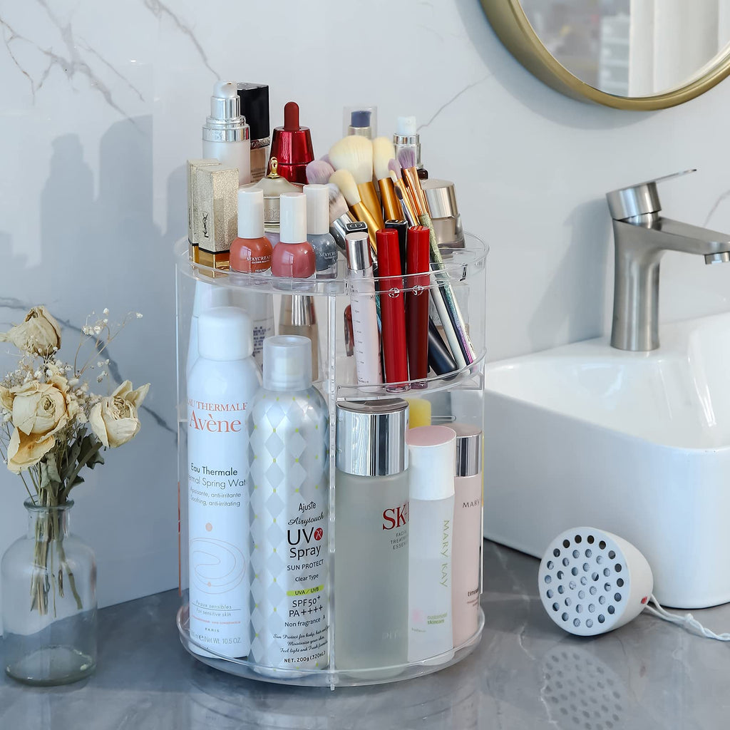 360° Rotating Makeup Organizer