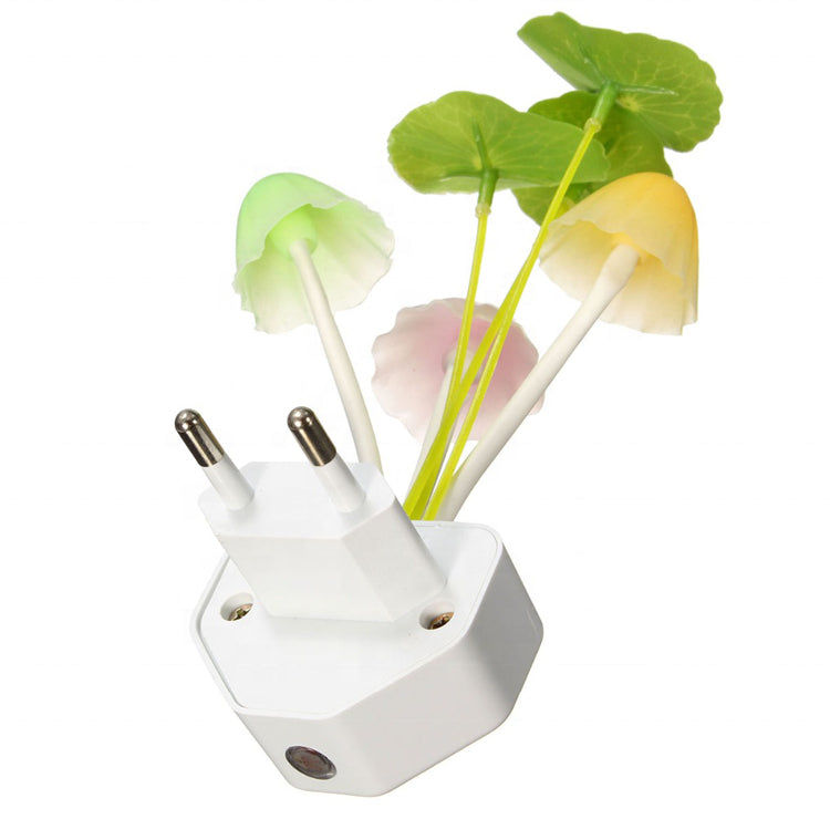 Auto On/Off Color Changing Sensor LED Mushroom Lamp