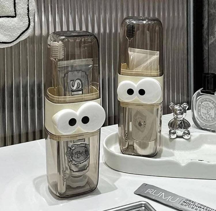 Cute Eye Travel Toothbrush Case