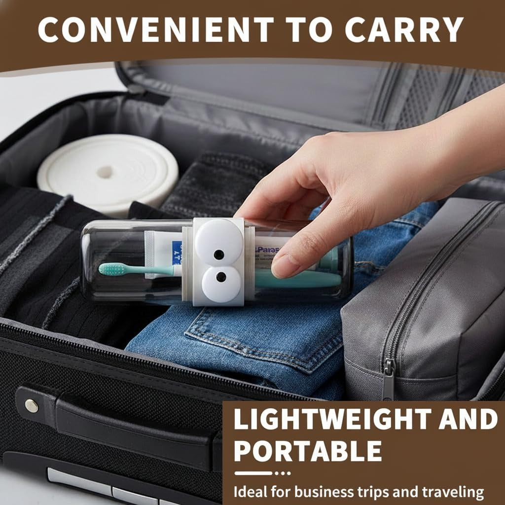 Cute Eye Travel Toothbrush Case