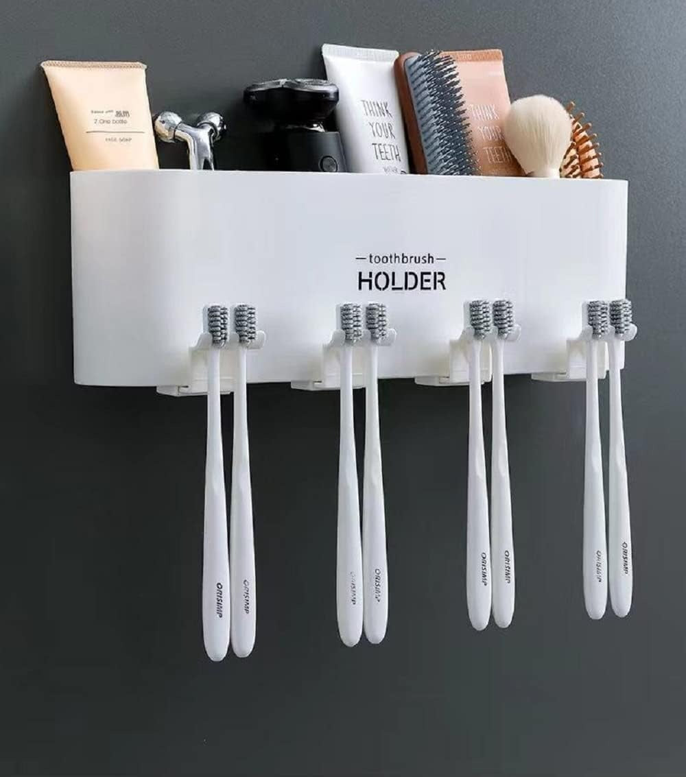 No-Drill Self-Adhesive Bathroom Organizer