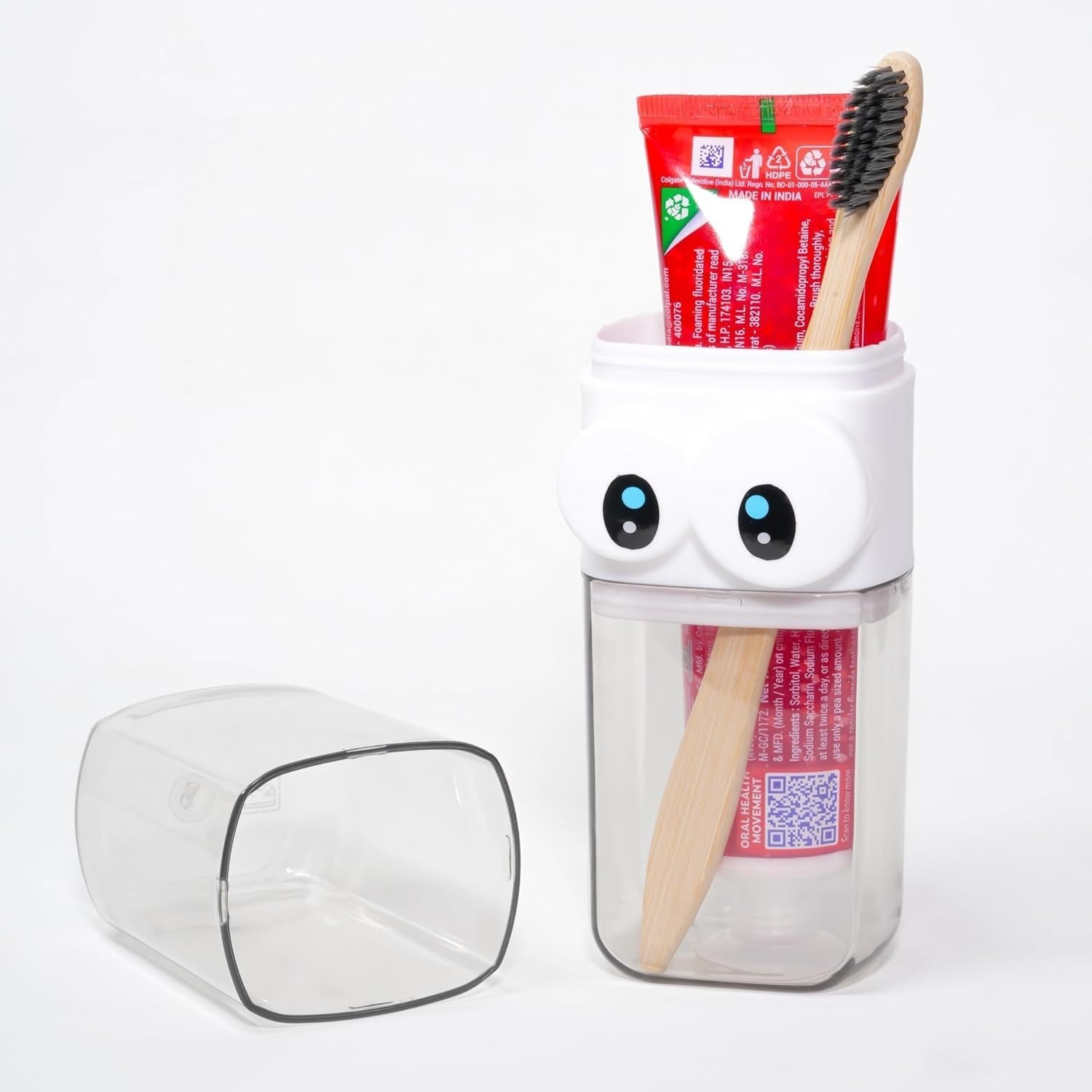 Cute Eye Travel Toothbrush Case