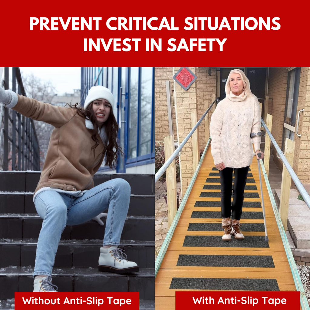 Anti Slip Adhesive Tape For Slippery Floors, Staircase (5 Meter * 2 inch)